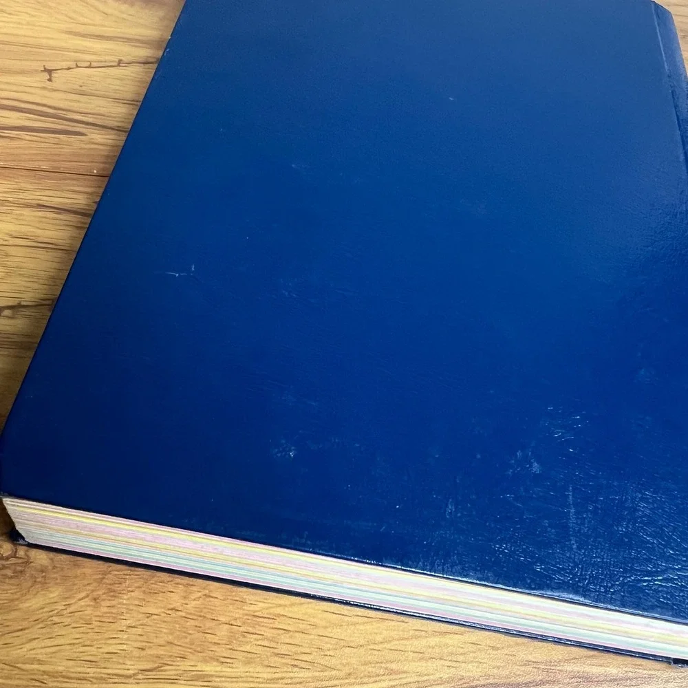 Old Fashioned Recipe Book Carla Emery‎ 1975 Blue Hardcover Vintage Idaho Rare